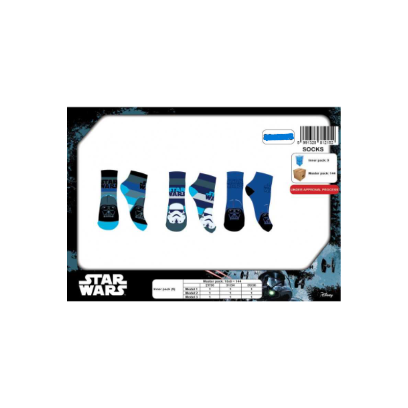 Pack 3 soquetes Star Wars