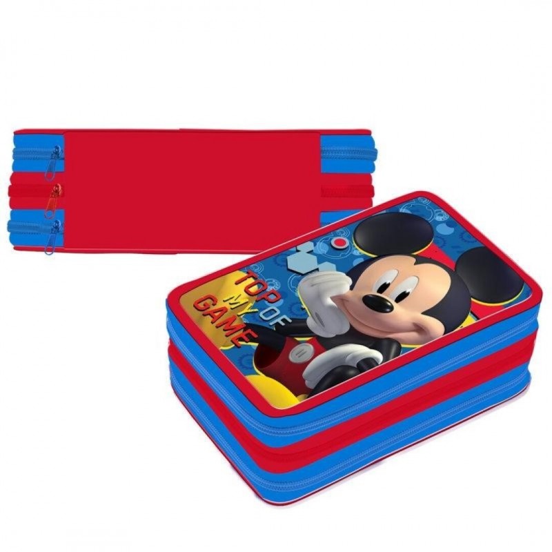 Plumier triplo Mickey