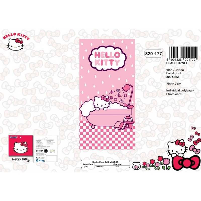 Toalha de praia Hello Kitty