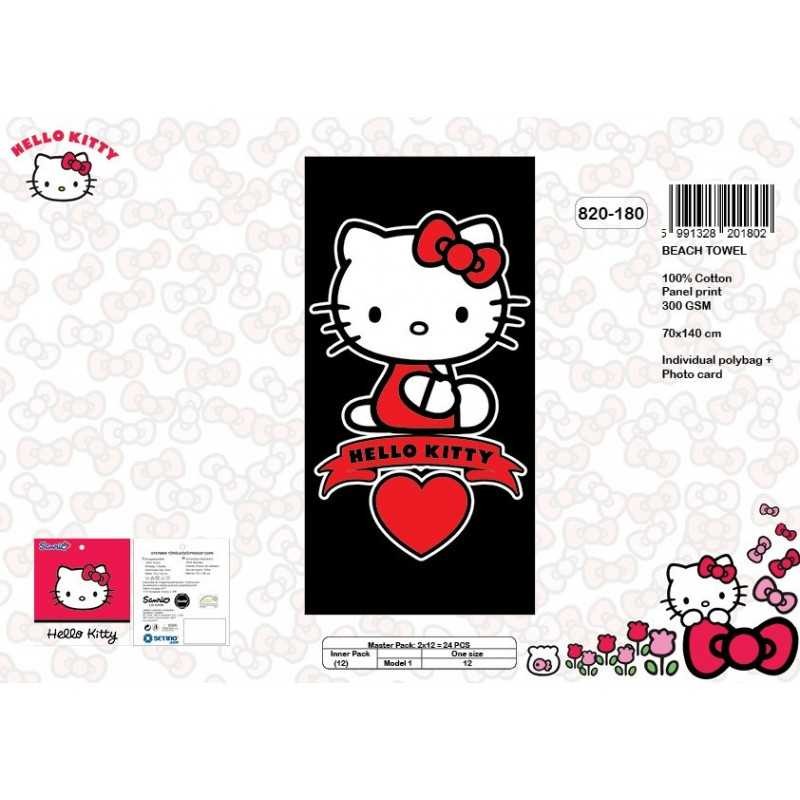 Toalha de praia Hello Kitty