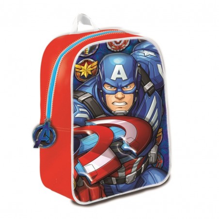 Mochila pré-escolar 3D Capitão América