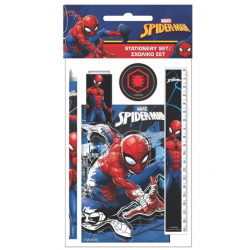 Conjunto de papelaria Spiderman Marvel