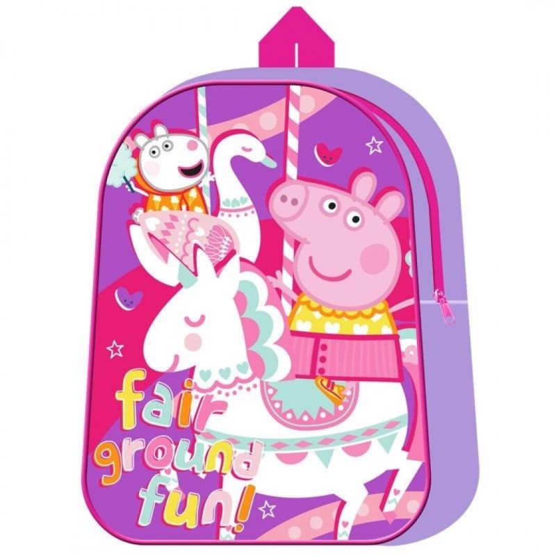 Mochila pré-escolar Peppa Pig Satin