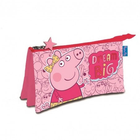 Estojo triplo Peppa Pig Dream Big