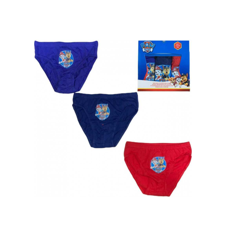 Pack 3 cuecas Menino Paw Patrol