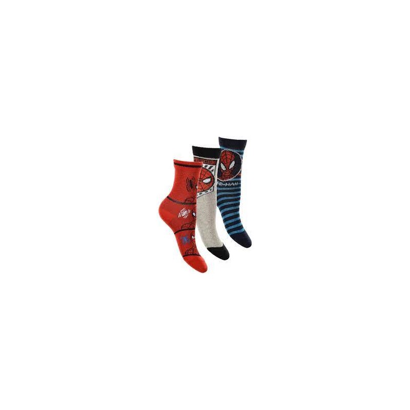 Pack 3 pares de meias Spiderman