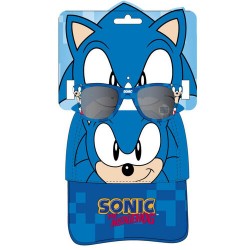 Conjunto boné e óculos Sonic