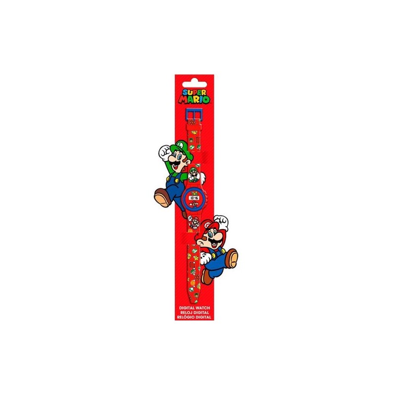 Relógio digital Super Mario