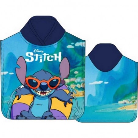 Poncho de praia Stitch