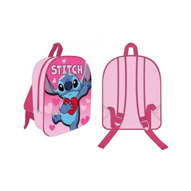 Mochila 3D pré-escolar Lilo & Stitch
