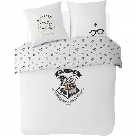 Conjunto de cama casal Harry Potter Algodão