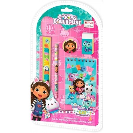 Conjunto papelaria 5pcs  Gabby's Dollhouse