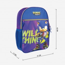 Conjunto mochila, lancheira e estojo Sonic Prime