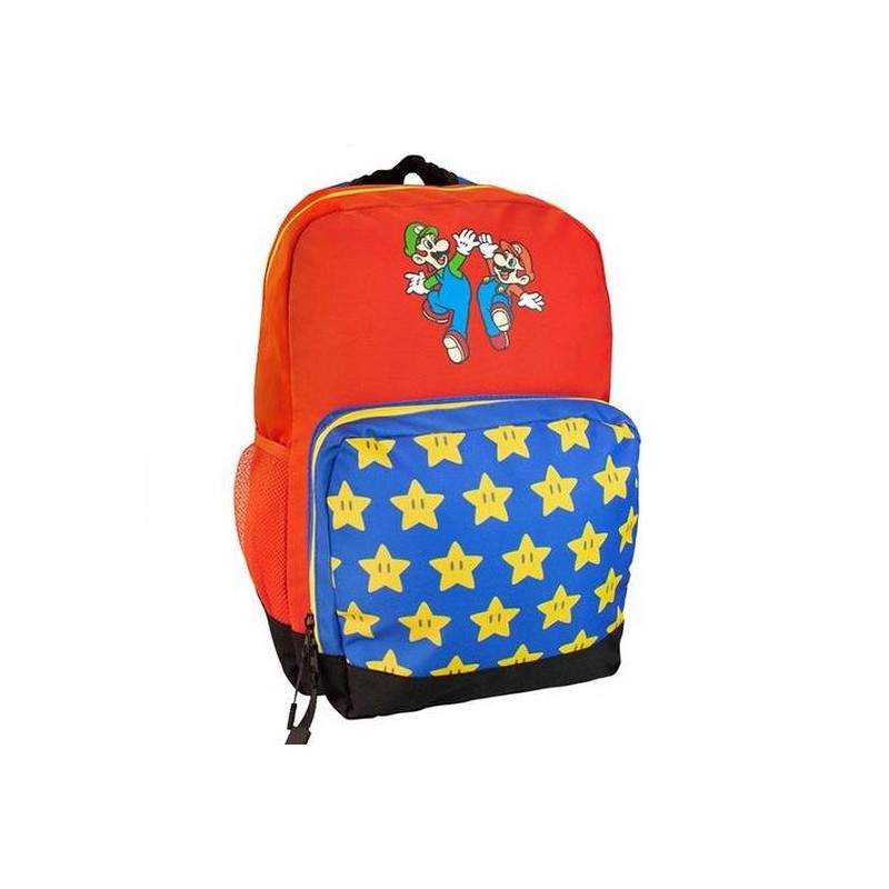 Mochila pré-escolar escolar Super Mario