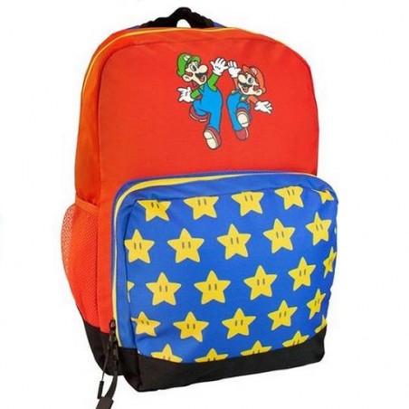 Mochila pré-escolar escolar Super Mario