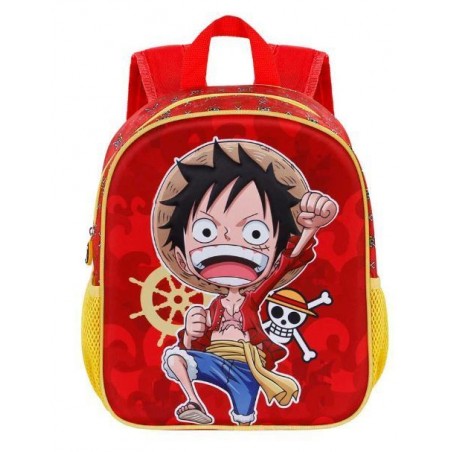 Mochila pré-escolar 3D One piece