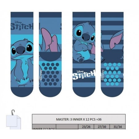 Pack 2 meias antideslizantes Stitch