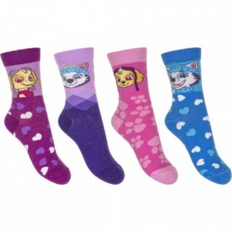 Pack 4 pares de meias Skye Paw Patrol