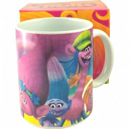 Caneca Cerâmica Trolls