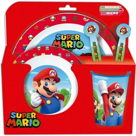 Set pequeno almoço 5 pcs Super Mario