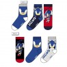 Pack 3 pares de meias Sonic