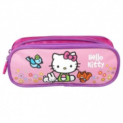 Estojo Hello Kitty c/ 2 compartimentos