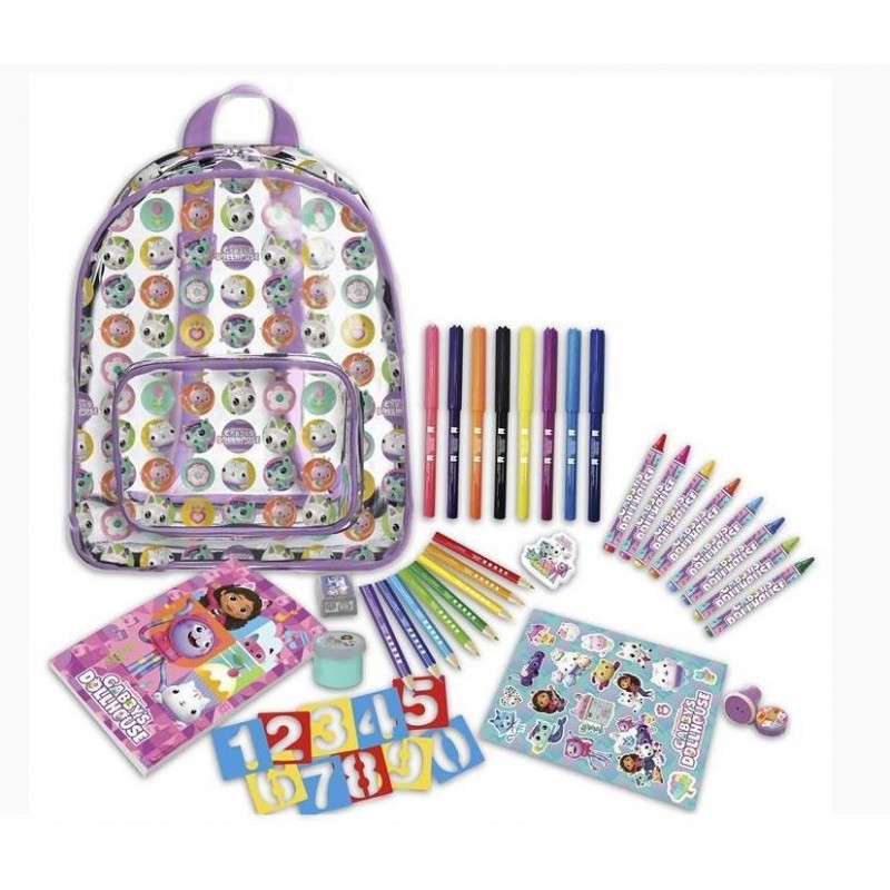 Mochila set actividades Gabby's Dollhouse 42 pcs