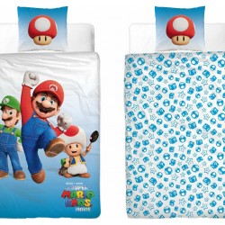 Conjunto de cama solteiro Super Mario