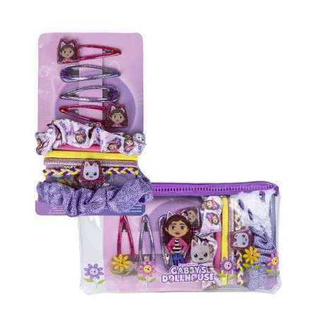 Conjunto acessórios de cabelo Gabby's Dollhouse