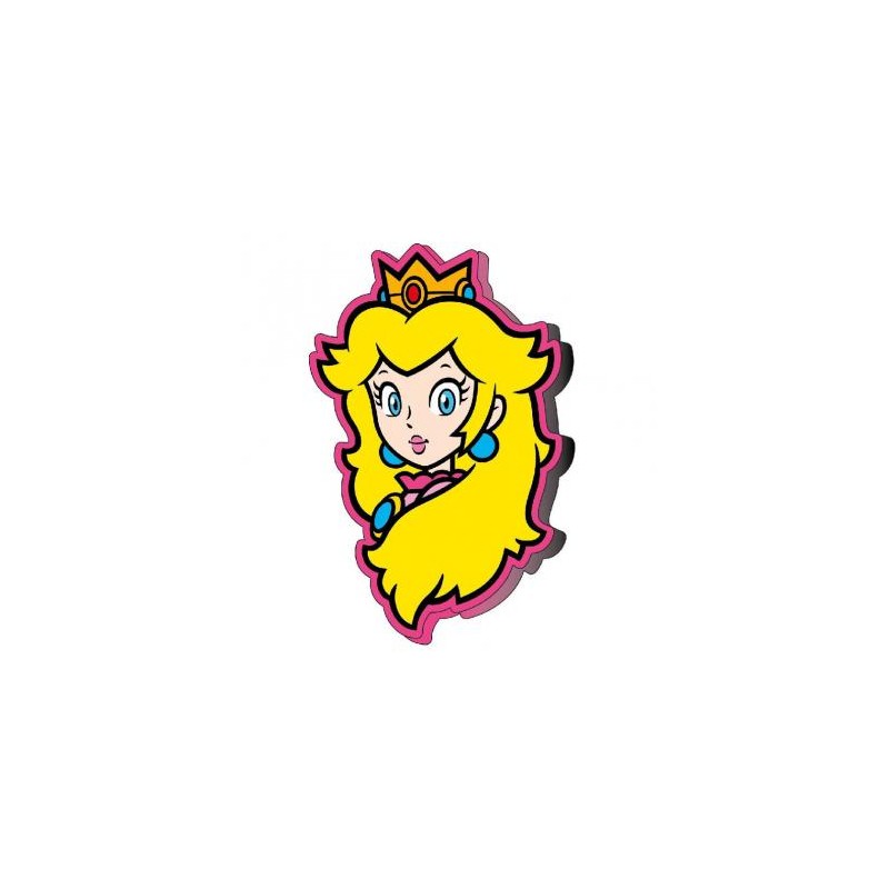 Almofada 3D Princesa Peach Super Mario