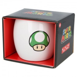 Caneca cerâmica globe com caixa Super Mario