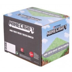 Caneca cerâmica globe com caixa Minecraft