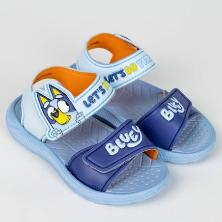 Sandálias abertas velcro Bluey