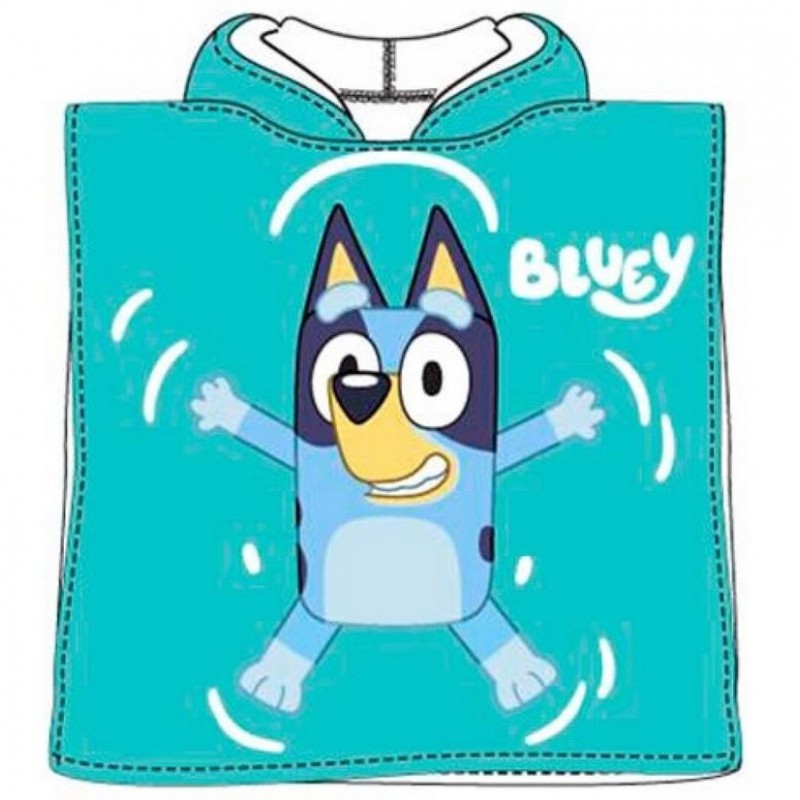 Poncho de praia Bluey