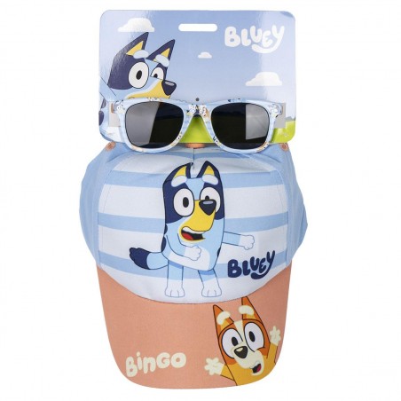 Conjunto boné e óculos de sol Bluey