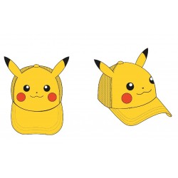 Boné ajustável 3D Pikachu