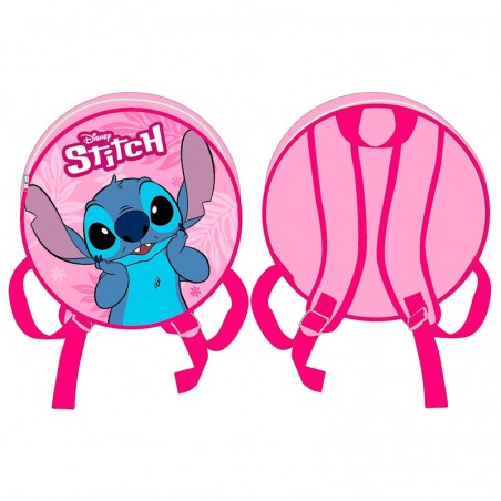 Mochila pré-escolar redonda Stitch