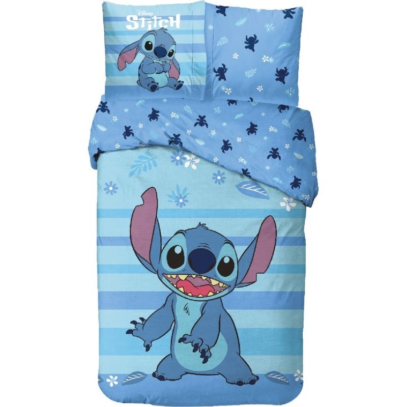 Conjunto de cama solteiro  Stitch