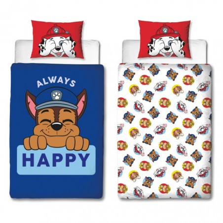 Conjunto de cama solteiro Paw Patrol