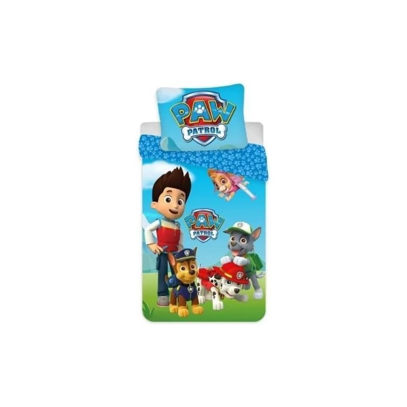 Conjunto de cama solteiro Paw Patrol