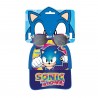 Conjunto boné e óculos de sol Sonic