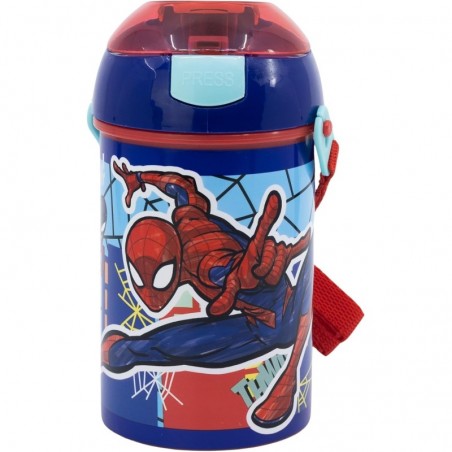 Garrafa Pop up Spiderman