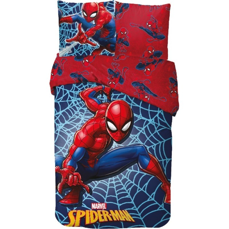 Conjunto de cama solteiro Spiderman
