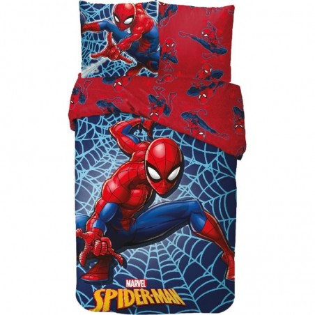 Conjunto de cama solteiro Spiderman