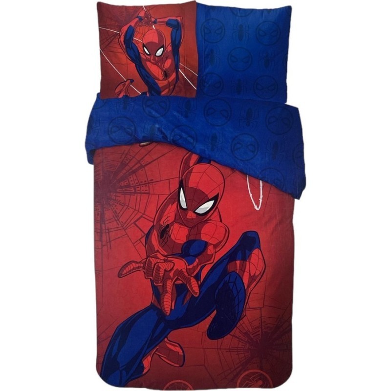 Conjunto de cama solteiro Spiderman