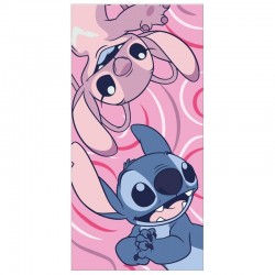 Toalha de praia Angel & Stitch