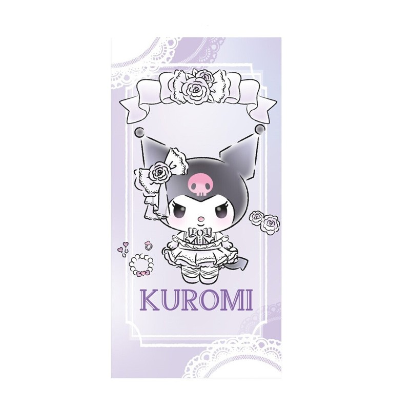 Toalha de praia Kuromi Hello Kitty