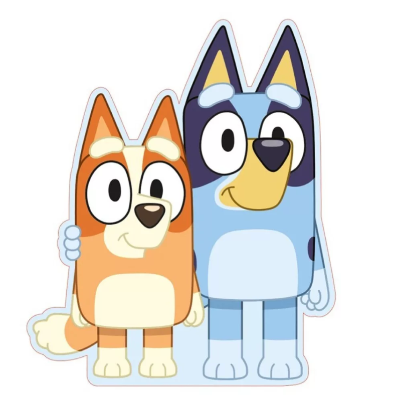 Almofada 3D Bluey & Bingo