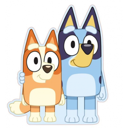 Almofada 3D Bluey & Bingo