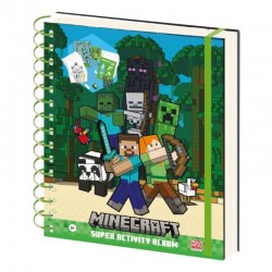Caderno actividades Minecraft